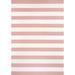 nuLOOM Christa Striped Indoor/Outdoor Area Rug 9 x 12 Pink