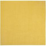 HomeRoots 9 x 9 ft. Yellow Non Skid Indoor & Outdoor Square Area Rug - Yellow - 9 x 9 ft.