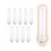 26 Watt CFL Light Bulbs | 4 Pin G24Q-3 Base 6500K Full Spectrum | 26W High Output 1800 Lumens | Double Tube Compact Fluorescent Light Bulbs Plug-in | 10 Pack by GoodBulb