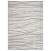 5 x 7 ft. Gray & White Abstract Stain Resistant Indoor & Outdoor Rectangle Area Rug - Gray and White - 5 x 7 ft.