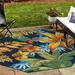 Outdoor Turgh Collection Area Rug Multi - 4 1 x4 1 Octagon