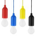 4PCS/Set LED Portable Colorful Drawstring Lamp Tent Camping Pull Light Bulb For Outdoor Camping Use No Battery Included