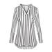 Sleeve Tops Maternity Blouse Long For Breastfeeding Women Striped Maternity blouse Maternity Dress Shirts