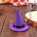 Qyiloy Mini Witch Hat Doll Cap Headwear Dollhouse Halloween Decor Wine Bottle Decor