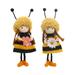 JPLZi Bee Day Decoration Bee Festival Girl Accessories Doll Cute Dwarf Doll Pendant