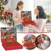 XEOVHV Advent Calendar 2023 Christmas Jigsaw Puzzle 24 Boxes 1008 Pieces Holiday Puzzle Gift for Kid Adult Christmas Countdown Puzzle Toy Gift Christmas Home Fireplace