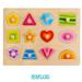KYAIGUO Wooden Puzzles Toys for Toddlers Baby Wooden Fruit Animal Number Shape Puzzles Toddler Learning Puzzle Toys for Kids 2-6 Years Old