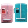 2Pcs Miniature Dolls House Refrigerator Toy Refrigerator Furniture Model Mini Refrigerator Decoration