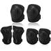 Apexeon Kids Knee Pads Set 6 in 1 Protective Gear Kit for Skating and Rollerblading Safety Protection Pads for Children