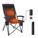 Nice C Heated Chairs Outdoor Sports Heated Chair Heated Camping Chair Folding Chair 10000mAh Power Bank Armrest Carry Bag Cupholder & Side Pockets (1-Pack)