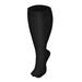 Miayilima Compression Socks for Women Plus Size Solid Color All Season Versatile And Comfortable Casual Sports Pressure Stockings Compression Socks Black 2Xl