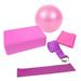 Nebublu 5pcs Yoga Equipment Set: Ball Blocks Strap Resistance Band - Enhance Your Workout Routine