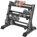 1100LBS Dumbbell Rack- Adjustable 3 Tier Weight Rack for Home Gym Heavy Duty Dumbbell Storage Stand Holder (Rack Only)