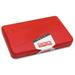 Avery Reinkable Felt Stamp Pad - 2.8 X 4.3 - Felt Pad - Red Ink (21071_40)