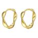 1 Pair Hoops Earrings Twisted Earring Stud Earring Chic Ear Accessories for Women