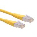 ROLINE S/FTP (PiMF) Patch Cord Cat.6, yellow 1.0m