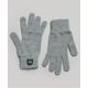 Superdry Women's Classic Knitted Gloves Silver - Size: M/L