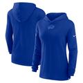 Women's Nike Royal Buffalo Bills Sideline Performance Long Sleeve Hoodie T-Shirt