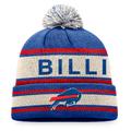 Men's Fanatics Branded Royal Buffalo Bills Heritage Cuffed Knit Hat with Pom