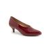 Wide Width Women's Kimber Pump by Trotters in Sangria Patent (Size 6 1/2 W)