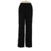 Tahari Dress Pants - Mid/Reg Rise Boot Cut Trouser: Black Bottoms - Women's Size 6 Petite