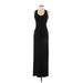 Nicole Miller Artelier Casual Dress - A-Line Scoop Neck Sleeveless: Black Print Dresses - Women's Size Medium