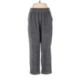 Lands' End Casual Pants - High Rise: Gray Bottoms - Women's Size Medium Petite