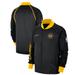 "Men's Nike Black Golden State Warriors 2023/24 City Edition Authentic Showtime Performance Raglan Full-Zip Jacket"