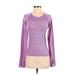 Nike Active T-Shirt: Purple Activewear - Women's Size X-Small