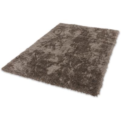 Hochflor-Teppich "Heaven" Gr. 1, braun (hellbraun), B:67cm H:50mm L:130cm, Kunstfaser, SCHÖNER WOHNEN-KOLLEKTION, Teppiche, besonders weich durch Microfaser, Wohnzimmer Image