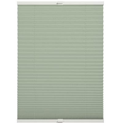 Plissee "Milla", grün, B:120cm H:130cm, Obermaterial: 100% Polyester, SCHÖNER WOHNEN-KOLLEKTION, Plissees, verschraubt, silberne oder weiße Rollo-Technik Image