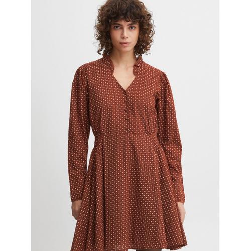 Atelier Rêve Blusenkleid Damen braun, 42