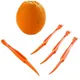 2PCS creative long section orange peeler peel orange juice compact and practical helper