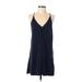 Silence and Noise Casual Dress: Blue Dresses - Women's Size Small