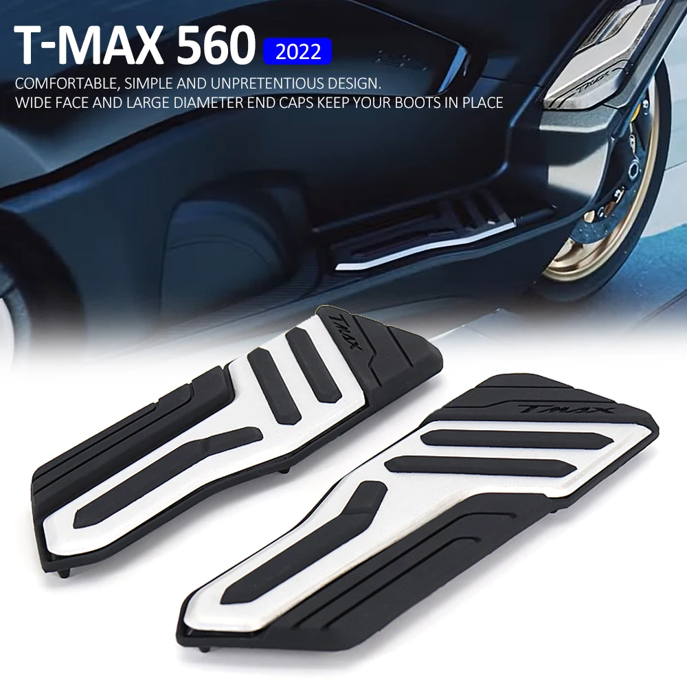 Nuovo 1 coppia Pedali Pedane Pedane PER Yamaha TMAX T-max 560 2022 Accessori Moto T-MAX 560 T-MAX560 TMAX560