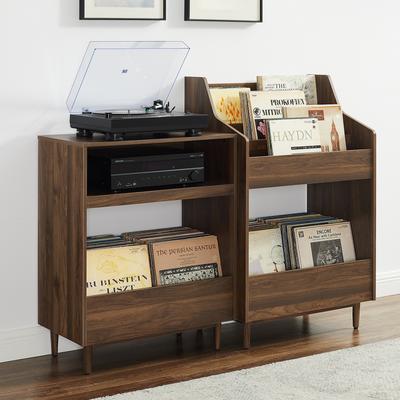 Crosley Liam 2Pc Record Player Stand And Vinyl Storage Set