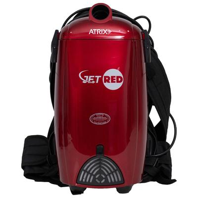 Atrix JR8BPV Jet Red HEPA Backpack Vacuum