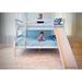 Custom Kids Furniture's Twin over Full Bunk Bed with Slide