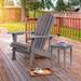 Solid Wood Adirondack Chair - Premium Outdoor Patio Furniture for Backyard, Garden, Lawn, Porch