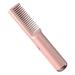 Hair Straightener Heated Hair Straightener Comb Dual Purpose Multifunctional Rechargeable Hot Comb for Girls Women Salon Home Pink