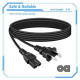 KONKIN BOO 6ft AC Power Cord Lead Cable Replacement For PIONEER CDJ-1000 CDJ 1000MK2 DJ CD Player
