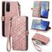 Samsung Galaxy S20 Plus 5G Case Durable PU Leather Wallet Cover Snap Buckle Flip Strap Card Holder Case for Samsung Galaxy S20 Plus 5G