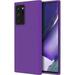 Galaxy Note 20 Ultra Case Samsung Note 20 Ultra Case Liquid Silicone Case Dual Layer Hybrid Hard PC Soft Silicone Gel Rubber Bumper Slim Fit Shockproof Protective Phone Case Purple