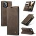 Decase for iPhone 15 Plus Case iPhone 15 Plus Wallet Case with Card Slots Kickstand Holder Folio PU Leather Shell Classic Style Anti-Scratch Cover for Apple iPhone 15 Plus 6.7 Inch (2023) - Coffee