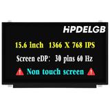 HPDELGB Screen Replacement 15.6 for ASUS S551LB HD 1366 X 768 IPS 30 pin LCD Non-Touch LCD Screen Digitizer Display Panel