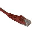 Tripp Lite 7-ft. Cat5e 350MHz Snagless Molded Cable (RJ45 M/M) - Red - Category 5e for Network Device - 7 ft - 1 x RJ-45 Male Network - 1 x RJ-45 Male Network - Red N001007RD