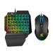 Easy Use Gaming Keyboard Backlight Keyboard E-Sport Keyboard Computer Game Keyboard Play Game Keyboard for Home Dorm with Mouse