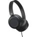 JVC Lightweight On Ear Headphones with Powerful Sound Integrated Remote & for Smartphones - HAS31MB (Black)