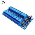 GYZEE Dc 5V12V 16 Channel Relay Module Relay Optocoupler Power Relays Control Board(5V)