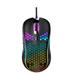 FRCOLOR 1pc Hollow Out Wired Mouse Computer Gaming Mouse RGB Lights Mouse (Black)